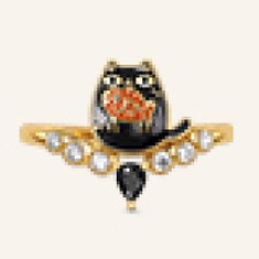 Black Gold Rings