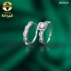 Twins Ring with Diamonds