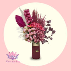 Artificial flower vases