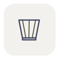 Glass cups