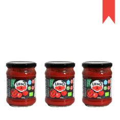 3 حبات صلصة الطماطم العضوية ( Lono )
