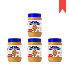 4 حبات زبدة الفول السوداني " خشنة " ( Peanut Butter &amp; CO )