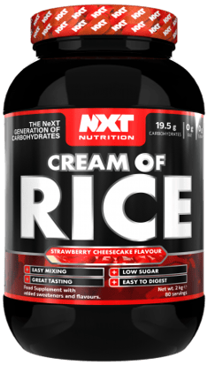 كريم اوف رايس تشيز كيك فراولة - NXT nutrition 
