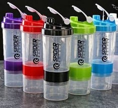 شيكر بروتين شفاف - spider 500ml