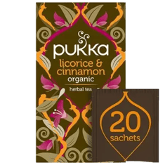 شاي عرق السوس وقرفة عضوية - Pukka