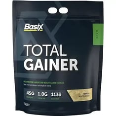 بيسيكس توتال غينر بنكهة الفانيلا 15 باوند -BASIX Gain Totel Gainer