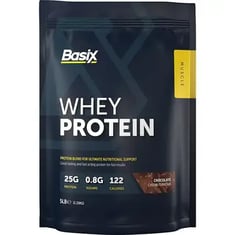بيسيكس واي بروتين بنكهة الشوكولاتة 5 باوند -BASIX WHEY PROTEIN