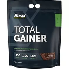 بيسيكس توتال غينر بنكهة الشوكولاتة 15 باوند -BASIX Gain Totel Gainer