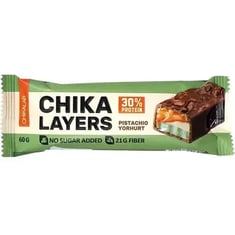  بار شوكولاتة عالي البروتين بالفستق - CHIKA-LAYERS