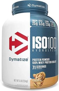 آيزو 100  بنكهة  الفول السوداني  5 باوند - Dymatize ISO 100