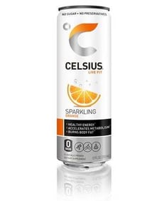 Celsius Sparkling Energy Drink  Orange