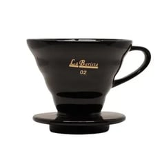 قمع ترشيح القهوة ماركة لاباريستا أسود V60