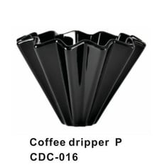 قمع ترشيح قهوة لون اسود حجم v02 بدون مقبض LB- 900