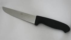 سكين Wide Butcher knife Polyamide handle, Black 7177UG