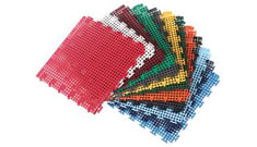 مجموعة ارضيات بلاستيك بعدة ألوان