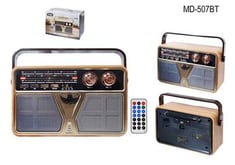 راديو جميل بشكل تراثي تحفة فنية كلاسيكية (راديو الطيبين ) MD-507 