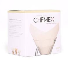 Chemex® Bonded Filters Pre-folded Squares 6-8cups