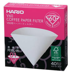 Hario Paper Filter 01W 40pcs