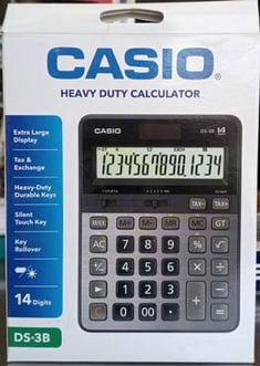 الة حاسبة كاسيو مكتبي 14 خانة Casio DS-3B