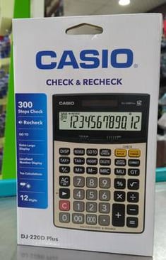 آلة حاسبة كاسبو مكتبي Casio DJ-220D Plus