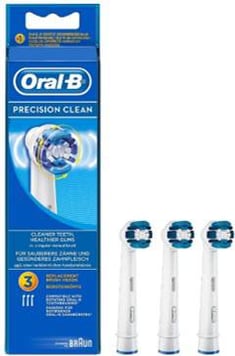 ثلاث رؤوس فرش الأسنان الكهربائية تنظيف دقيق ORAL-B