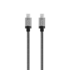 كيبل تايب سي USB-C إلى USB- C  من قوي  GOUI الطول 1.5 متر - اللون أسود