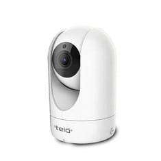 كاميرا مراقبة منزلية من تيلو TELO  تعمل بالواي فاي 360 درجة بدقة 4 ميجا بكسل 2k- اللون أبيض