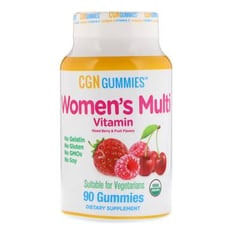 جيلي الفيتامينات المتعددة للنساء- كاليفورنيا جولد نيوتريشين- بنكهات خليط التوت والفواكة- (90 حبة)