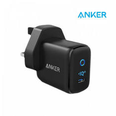  ‏Anker PowerPort شاحن جداري USB-C Mini 30 وات PIQ 3.0 محول شاحن سريع - أسود