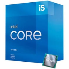 Intel® Core™ i5-11400F Desktop Processor 6 Cores up to 4.4 GHz - معالج انتل كور اي فايف 