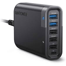   RAVPower RP-UM002 6-Port USB Charger Filehub