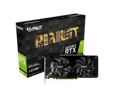Palit RTX 2060 DUAL 12GB GPU كرت شاشة باليت 2060 بمروحتين