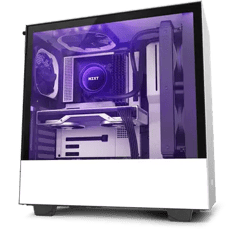 NZXT H510i Compact Mid Tower Black/White/Red كيس ان زي اكس تي اتش 510 اي صندوق بي سي قيمنق