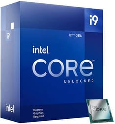 Intel I9 12900KF معالج انتل اي ناين الجيل الثاني عشر مكسور السرعه بدون كرت مدمج