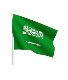 علم السعودية 20x30 سم