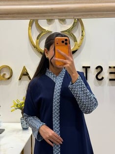 عباية كريب كحلي