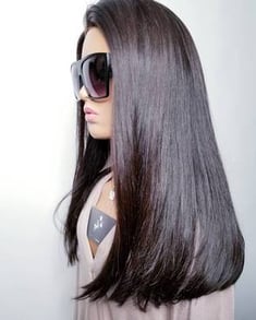 باروكة شعر طبيعي طول 22 انش استريت كثافة 200% لون أسود جذور أمامية فروة دانتيل