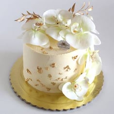Orchid Cake 6 inch