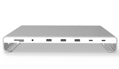 JCPal ELEX USB-C 11-Port Hub Stand - Silver 