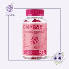 ديلي بوو-حلوى مضغ فيتامين سي مع زنك (التوت البري) 90 حبة 