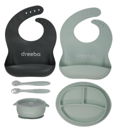 مجموعة أدوات الأكل للأطفال - ماركة  (دريبا - dreeba) 