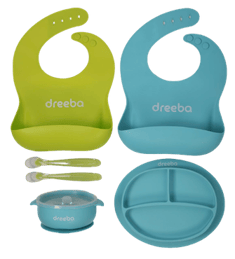 مجموعة أدوات الأكل للأطفال- ماركة (دريبا - dreeba) 