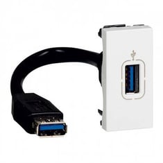 مقبس USB أنثى 3.0 أرتيور - سابق النضج - بحبل 15 سم - 1 وحدة - أبيض