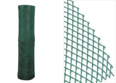 فنس اخضر - فتحة معين 15مم × 15مم × 1.2متر × 30 متر