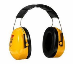 حماية السمع - غطاء الاذن تثبيت على الراس - 3M