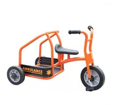 دراجة حديد برتقالي اسعاف مزدوج