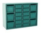 وحدة تخزين 18 فتحات كلاسيكي - بنفسجي - أزرق - أخضر  