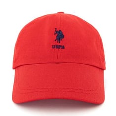 قبعة بولو ولادي احمر