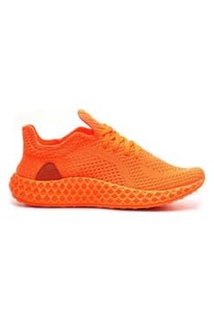 حذاء رياضة برتقالي نيون نسائي