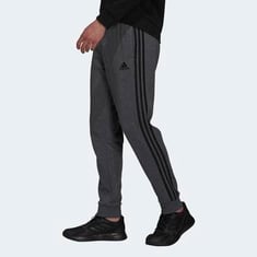 ESSENTIALS FRENCH TERRY TAPERED CUFF 3-STRIPES PANTS